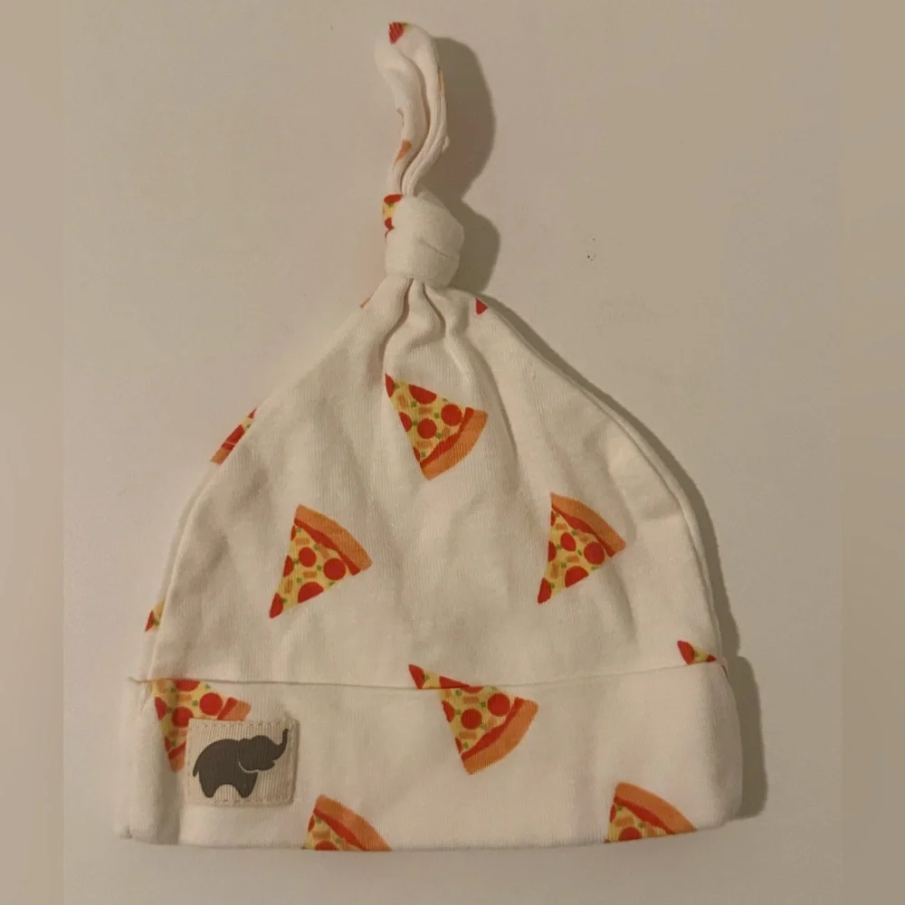 Like New! Set of 4 Baby Knot Hats, 0-6 Months